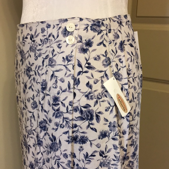 Talbots Floral Print Maxi Wrap Skirt - Picture 5 of 8